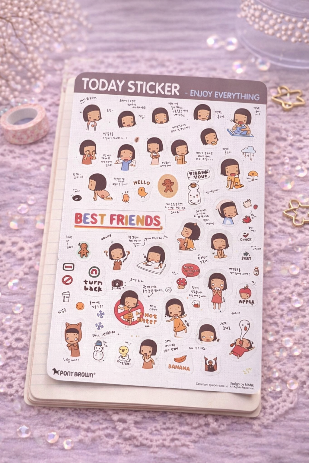 Planche de stickers - Cute Today 😻