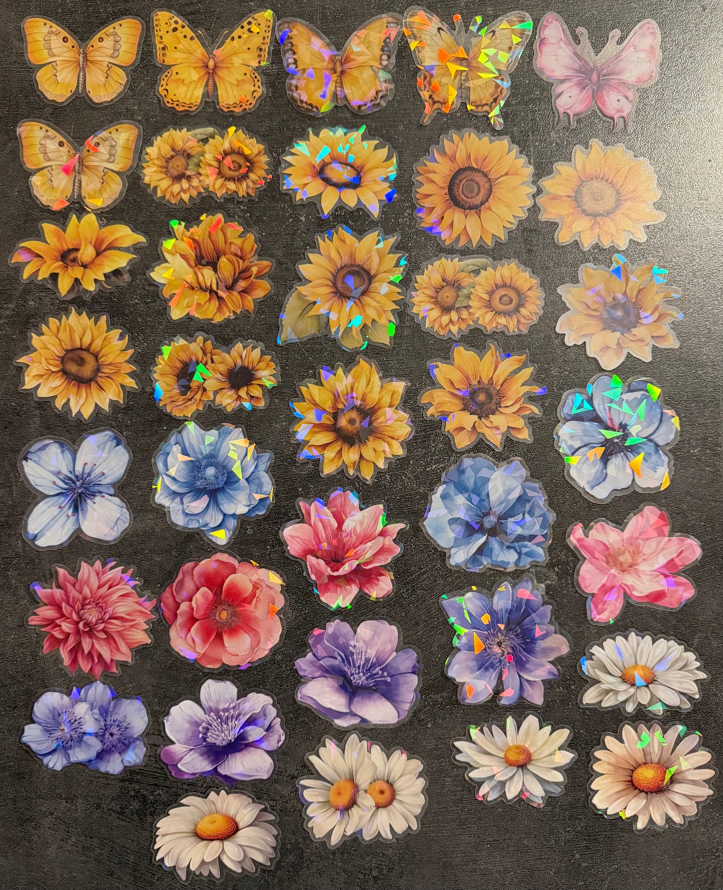 Stickers - Fleurs et papillon éternelle 🌺🦋