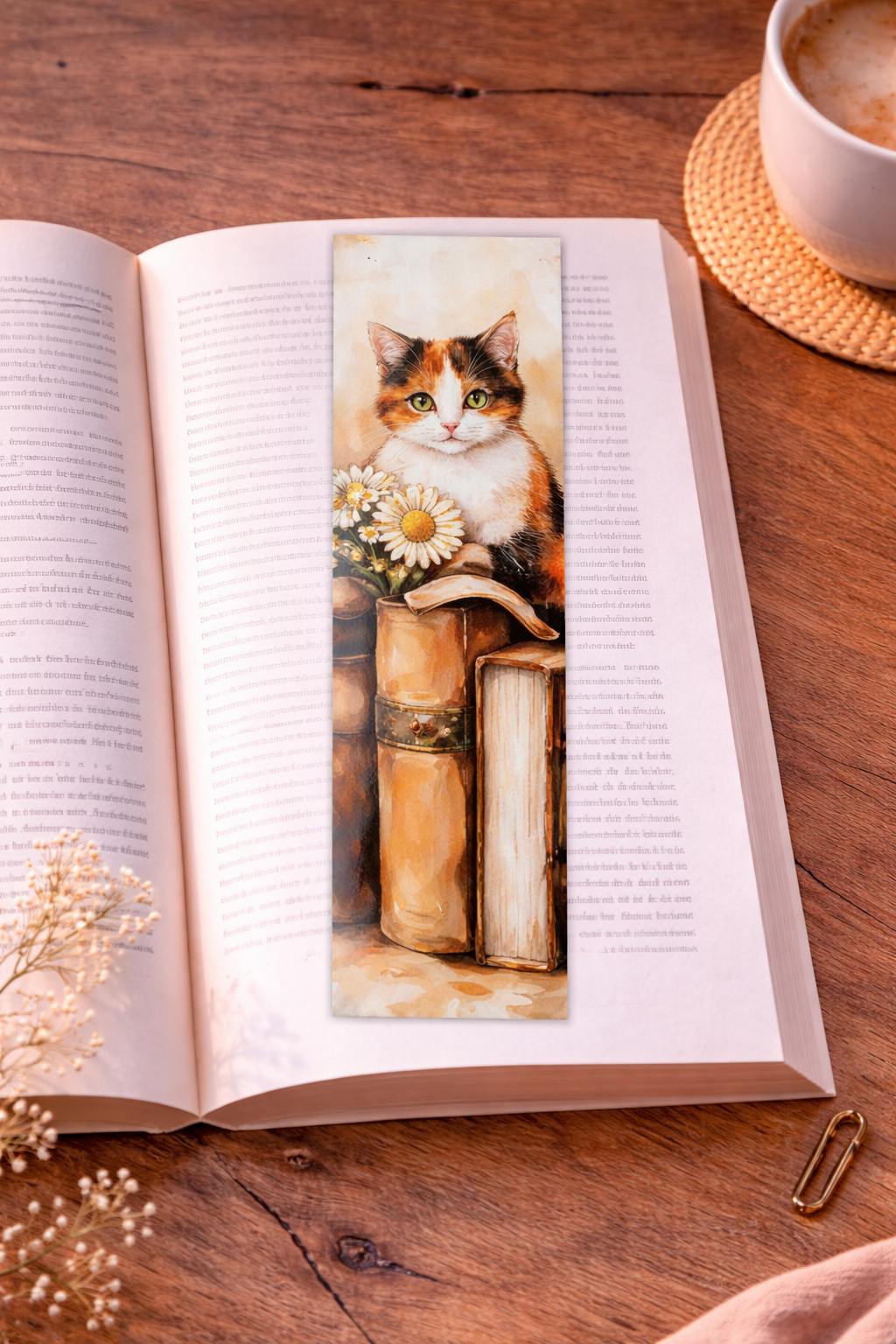 Marque-Page - Chat lecture 🐱