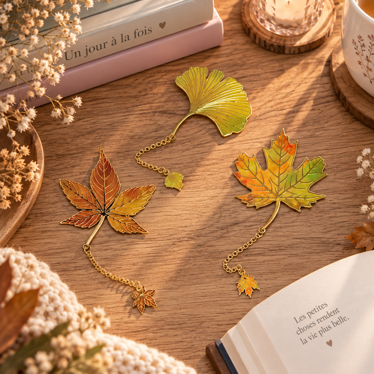 Marque Page - Feuilles d'Automne đ