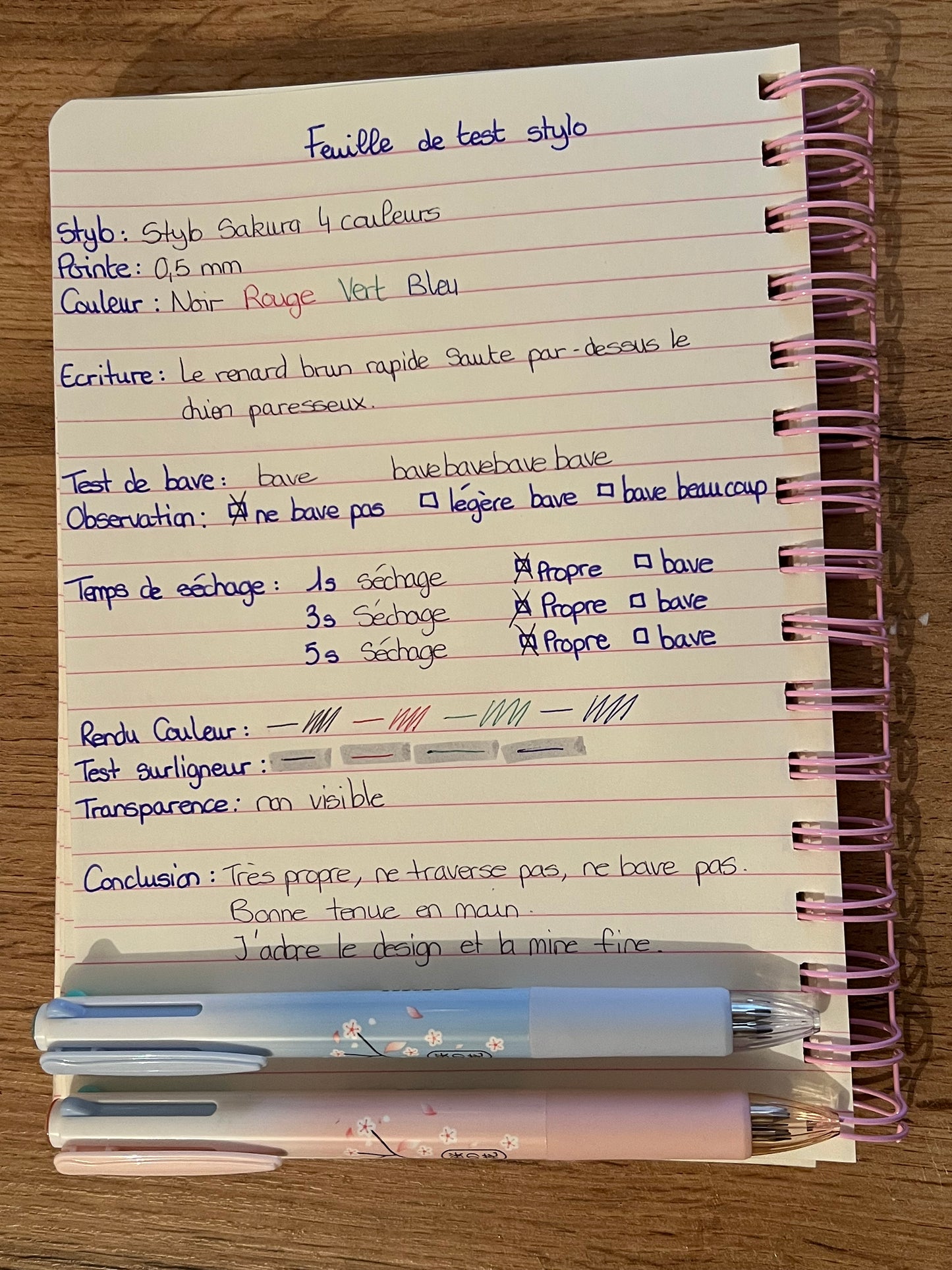 Stylo - Fleurs de cerisier 🌸