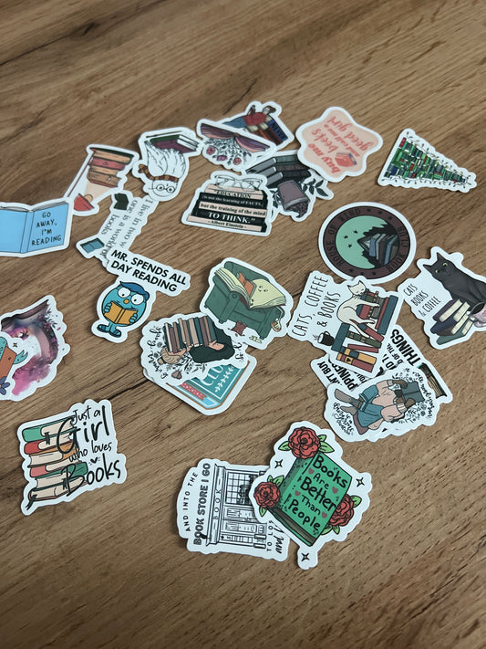 Stickers - Livres (lot de 10) 📖
