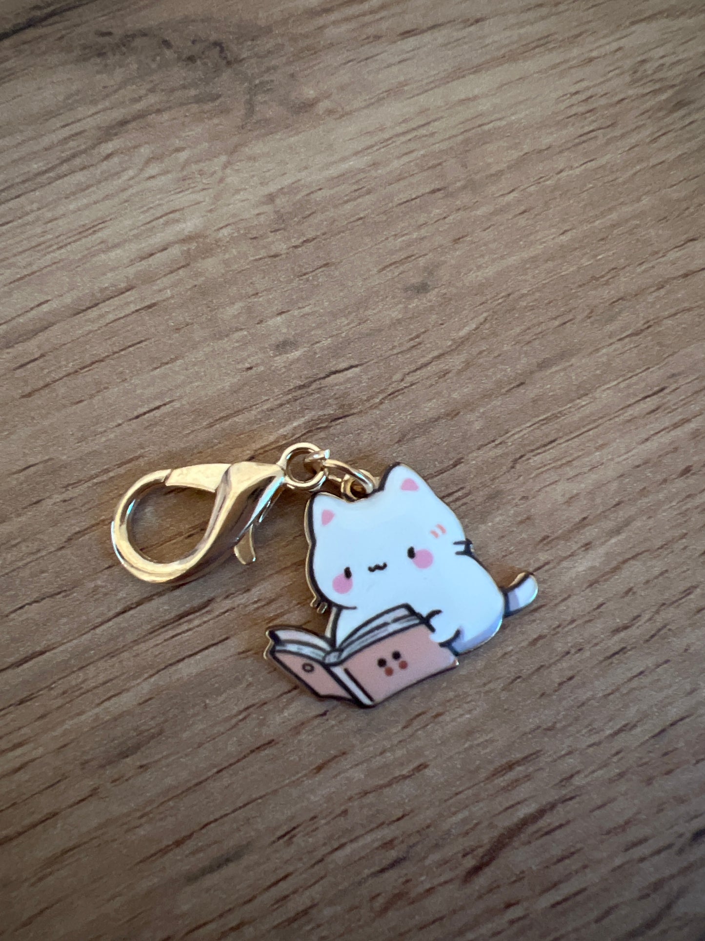 Porte-Clés - Chat lecture 🐾
