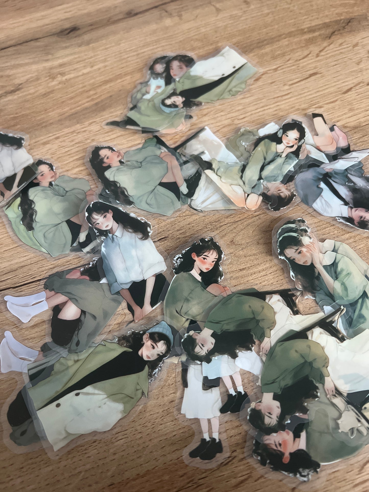 Stickers - Rétro Peint à la Main 📚