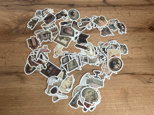 Stickers - Rétro Vintage (lot de 10) 🎨