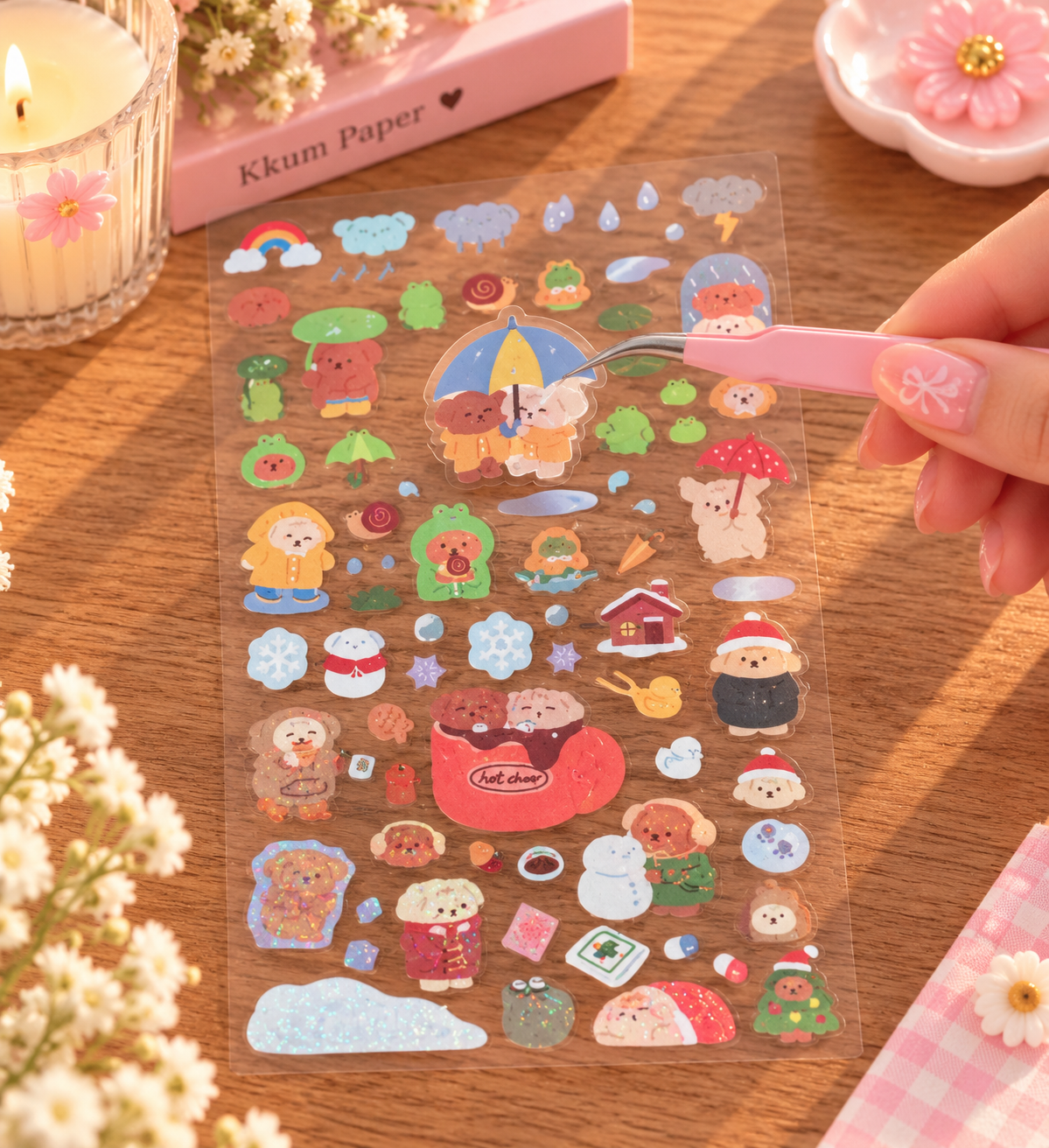 Stickers kawaii – Oursons & Petits Chats
