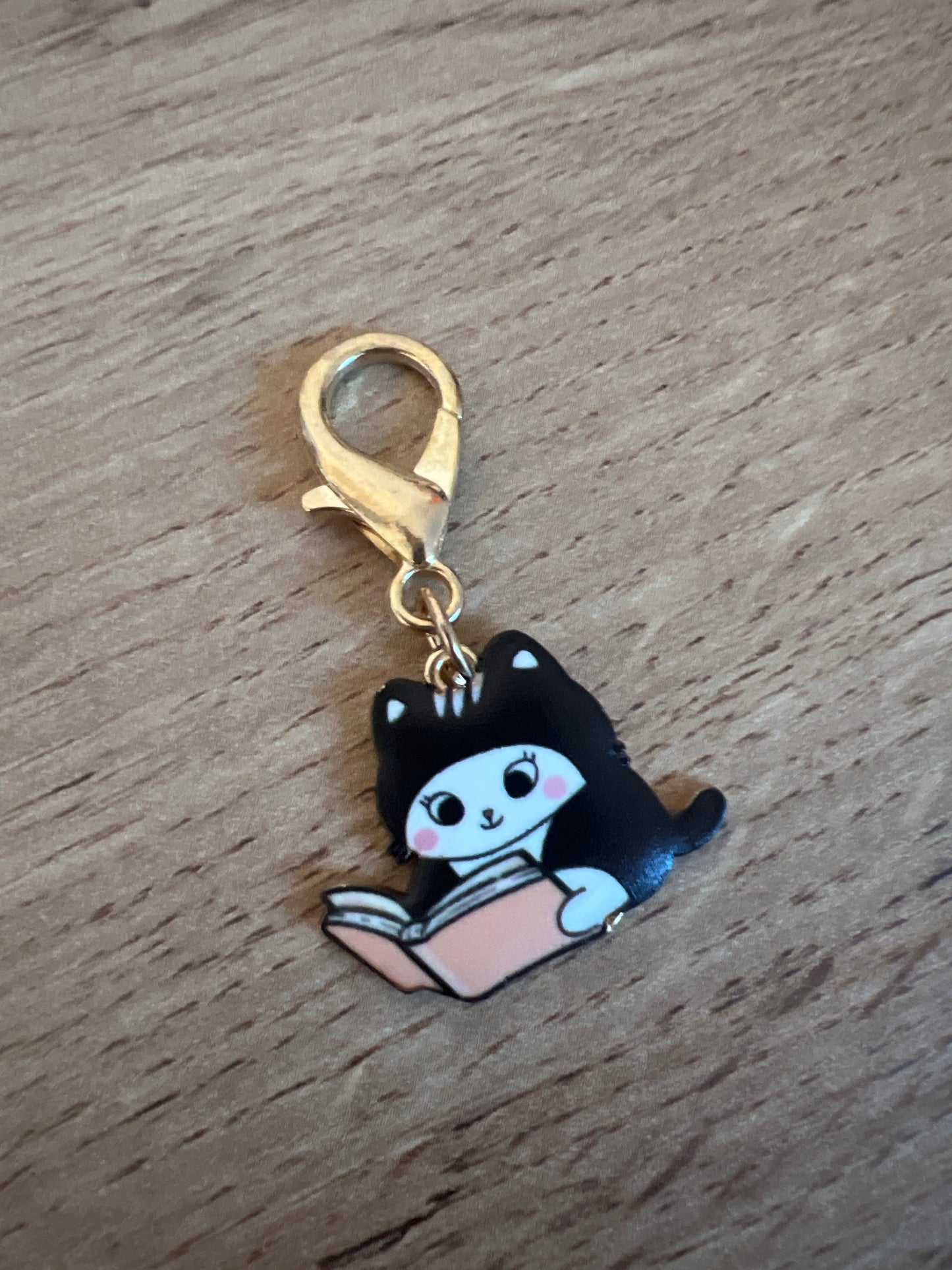 Porte-Clés - Chat lecture 🐾