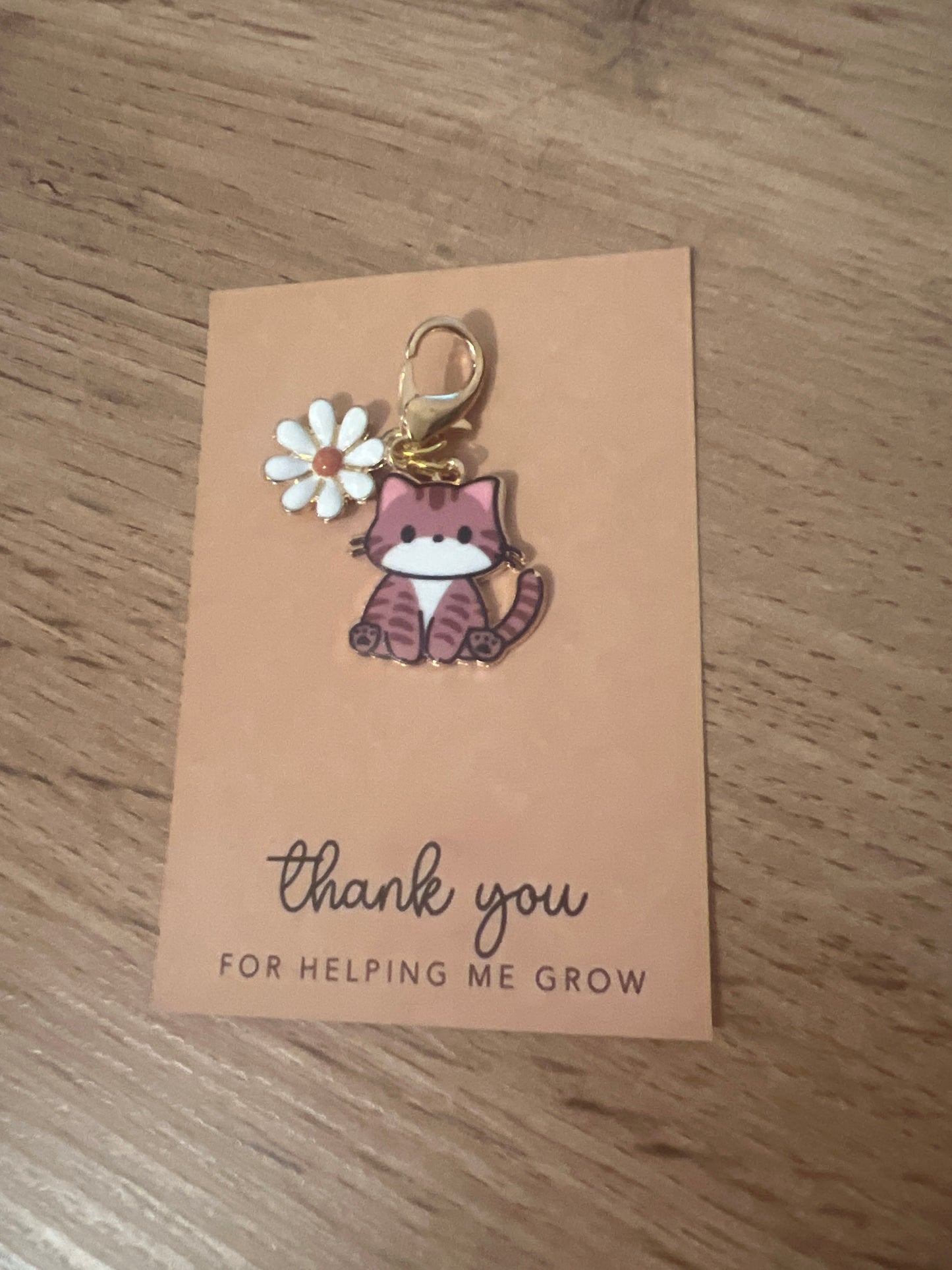 Porte-Clés - Chat Marguerite 🐱🌼