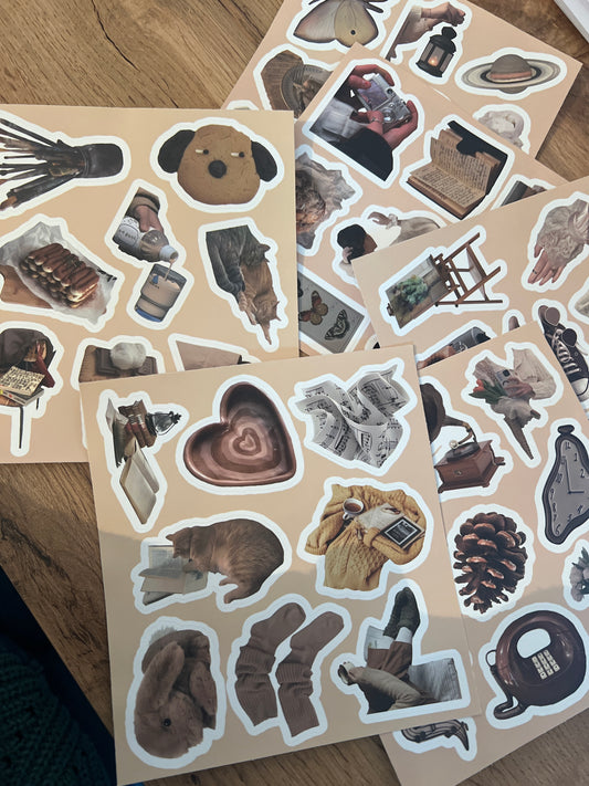 Autocollants - Mignons Vintage 🌸