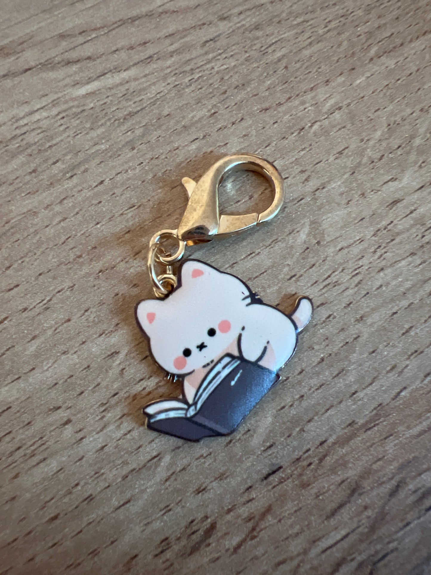 Porte-Clés - Chat lecture 🐾