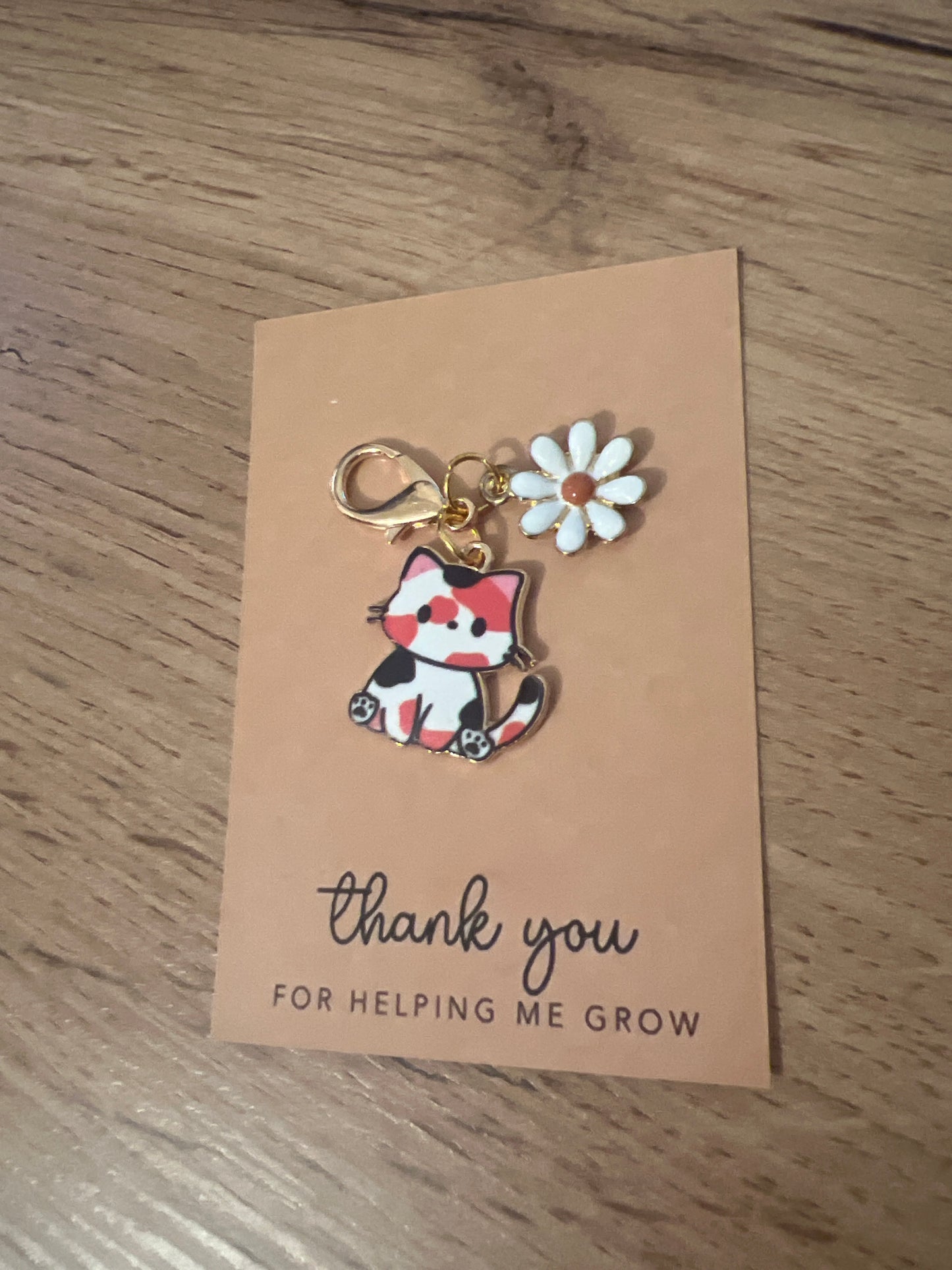 Porte-Clés - Chat Marguerite 🐱🌼