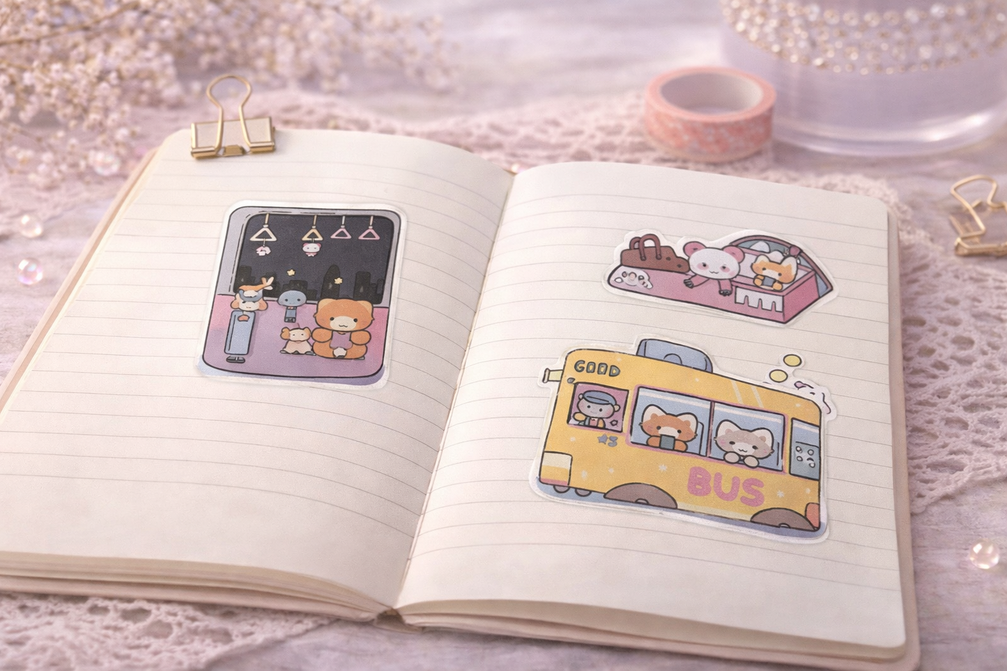 Planche de Stickers – Douce Parenthèse 🌸