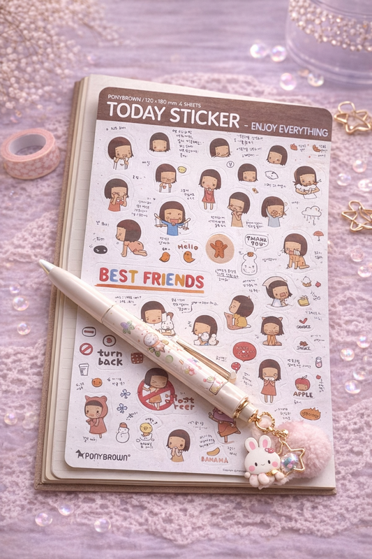 Planche de stickers - Cute Today 😻