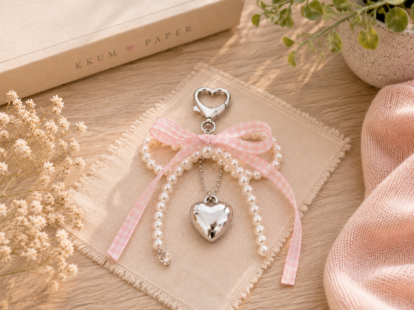 Porte-Clés - Noeud Coréen 🎀