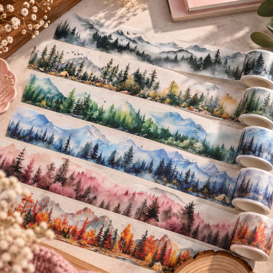 Washi Tape - Paysages Montagnes🏔️