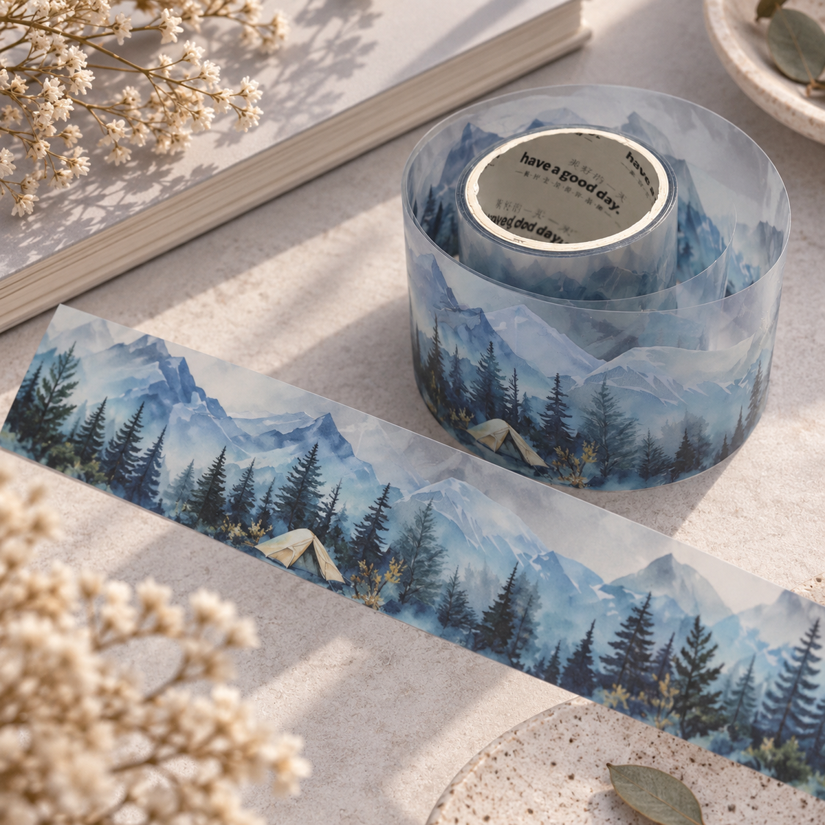 Washi Tape - Paysages Montagnes🏔️