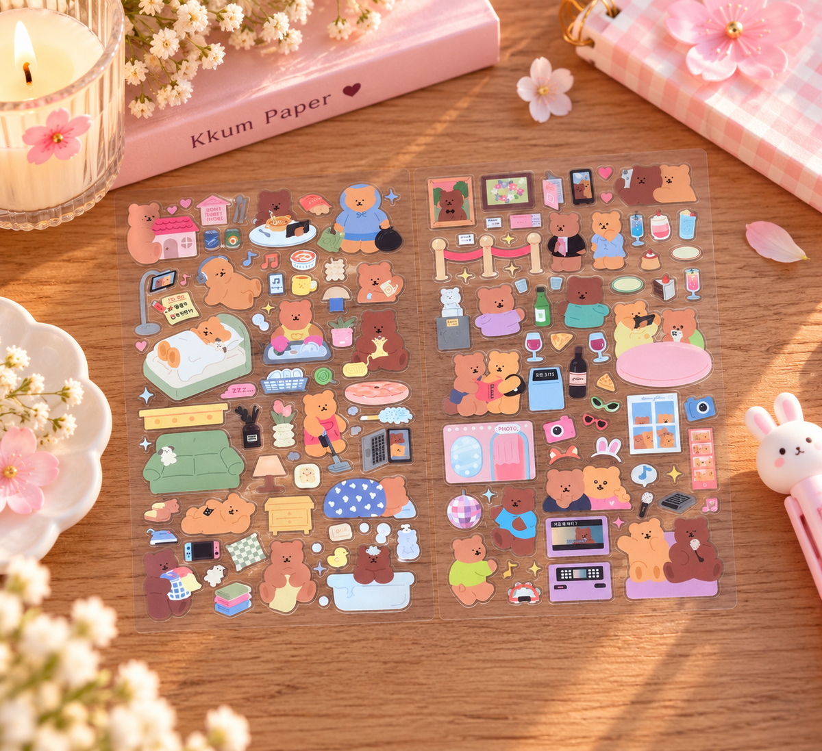 Stickers kawaii – Oursons & Petits Chats