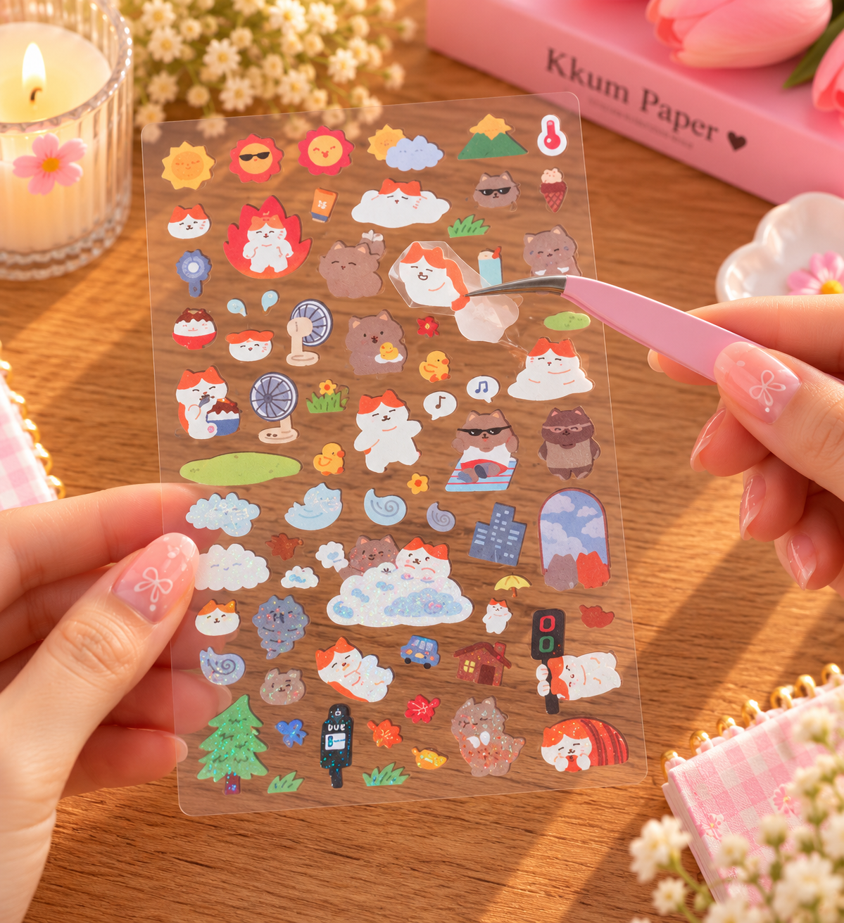 Stickers kawaii – Oursons & Petits Chats