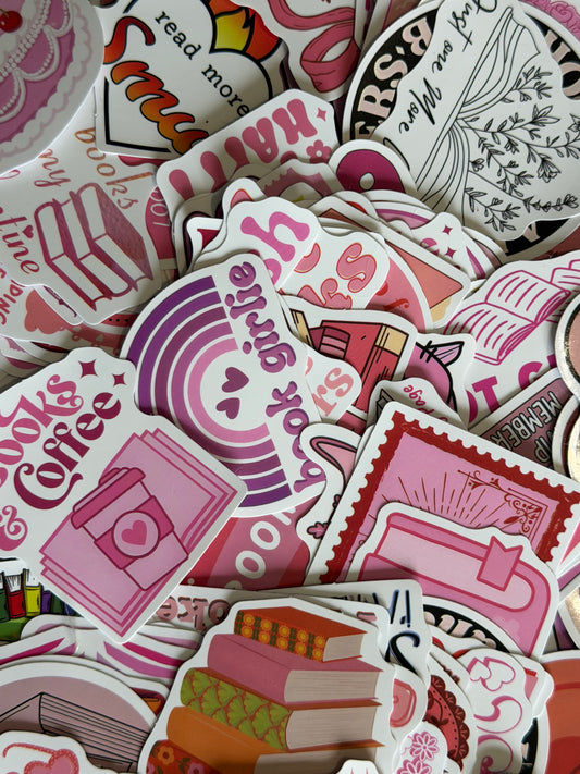 Stickers - Pink Reader 🎀