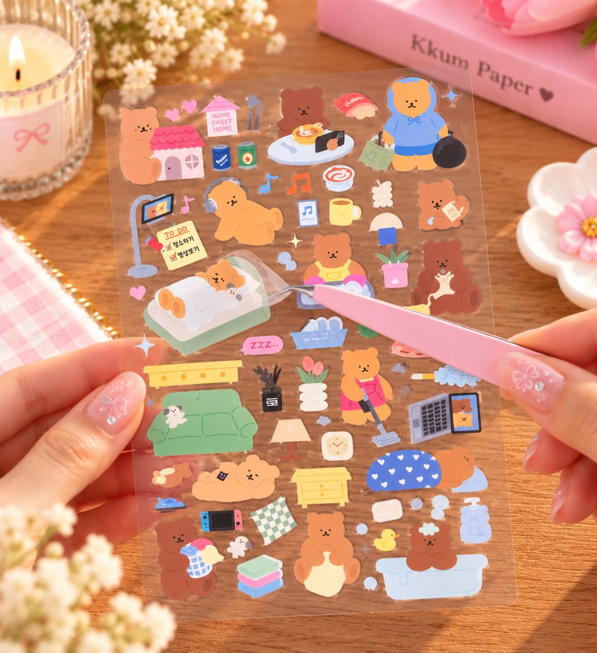 Stickers kawaii – Oursons & Petits Chats
