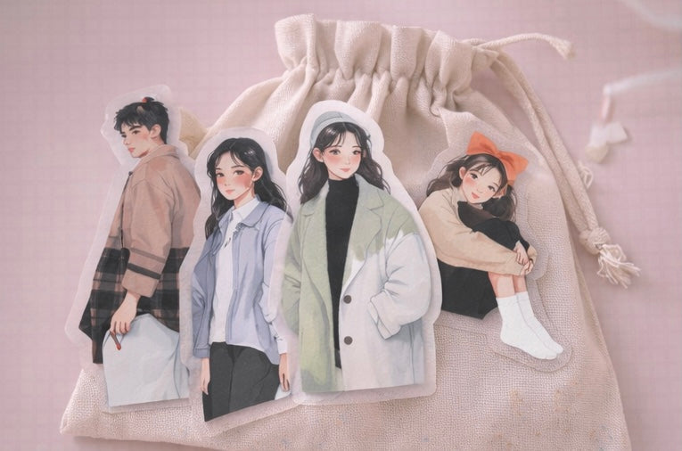 Stickers - Rétro Peint à la Main 🎨