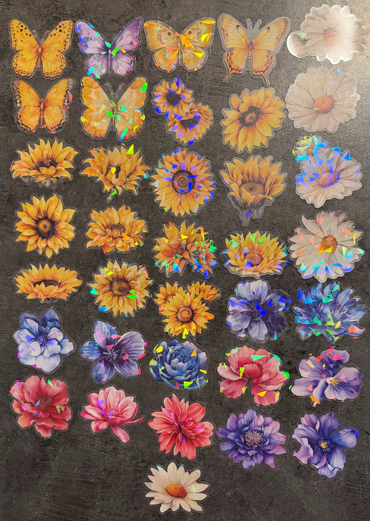 Stickers - Fleurs et papillon éternelle 🌺🦋