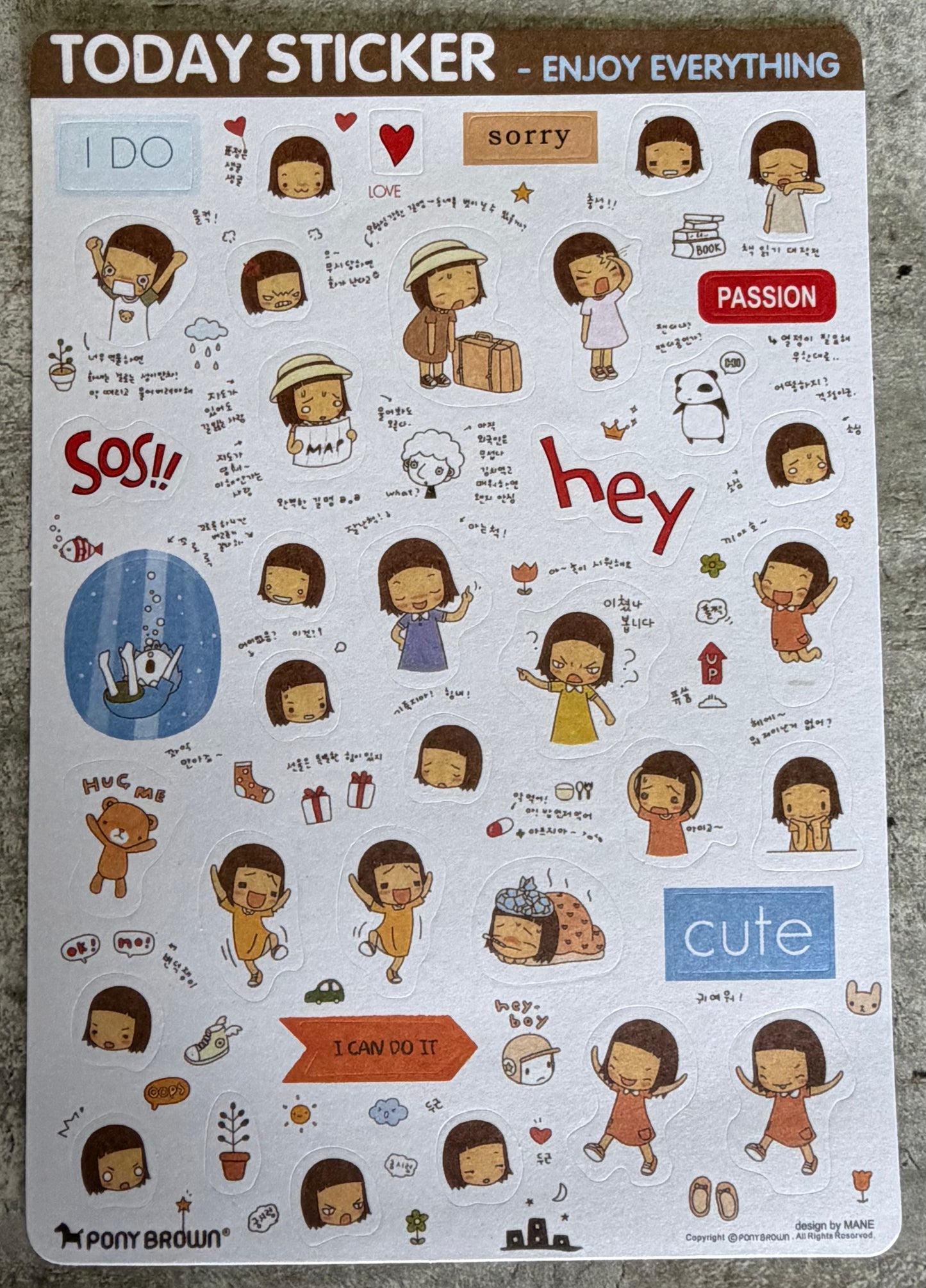 Planche stickers - Cute Today 😻