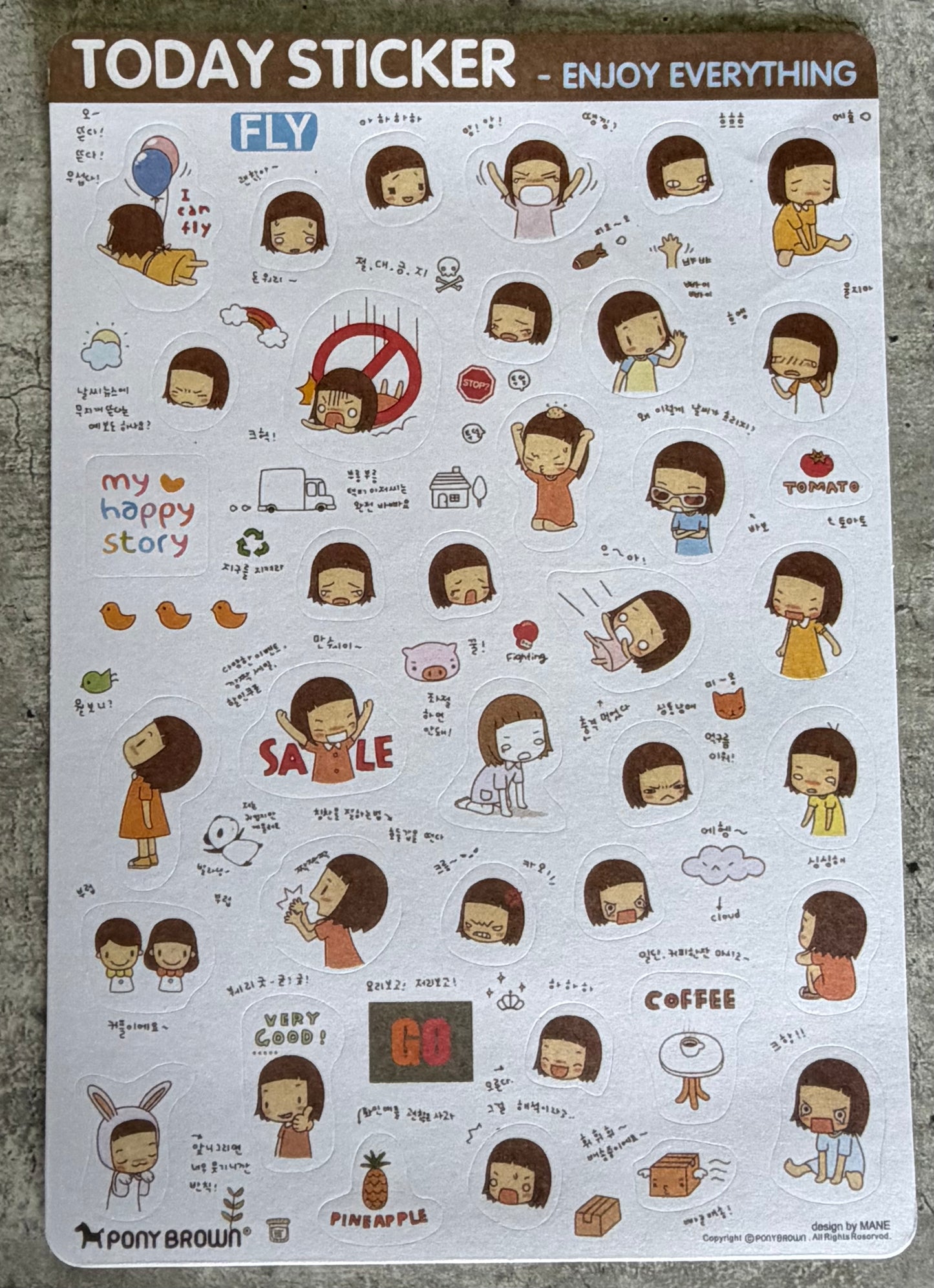 Planche stickers - Cute Today 😻