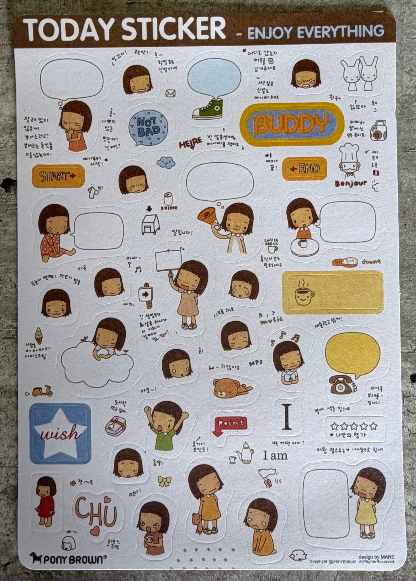Planche stickers - Cute Today 😻