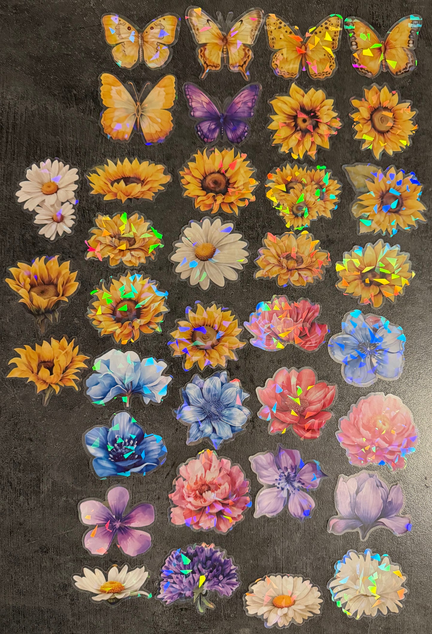 Stickers - Fleurs et papillon éternelle 🌺🦋