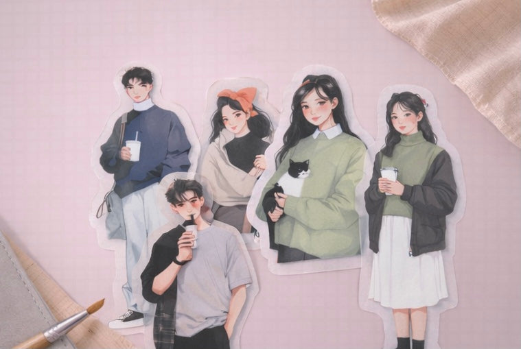 Stickers - Rétro Peint à la Main 🎨