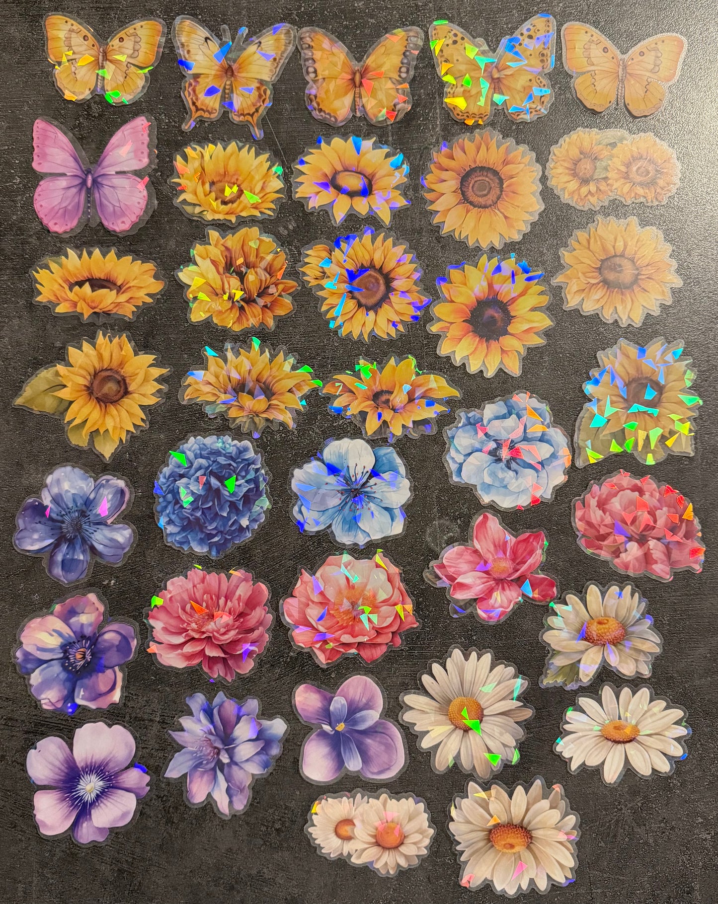 Stickers - Fleurs et papillon éternelle 🌺🦋