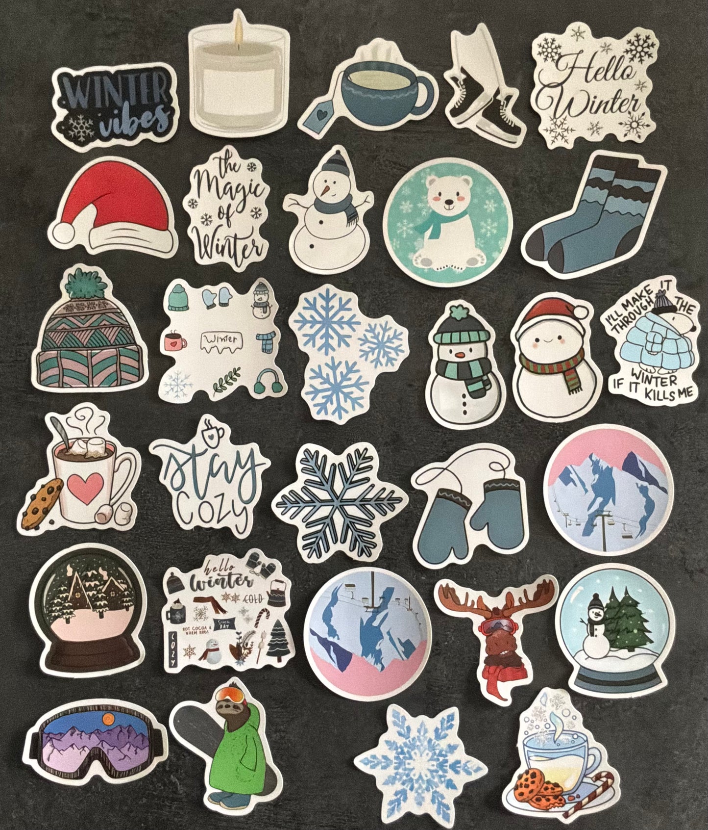 Stickers - Noël Bleu ❄️