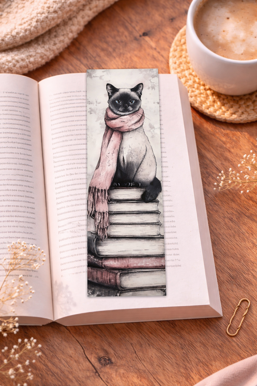 Marque-Page - Chat lecture 🐱