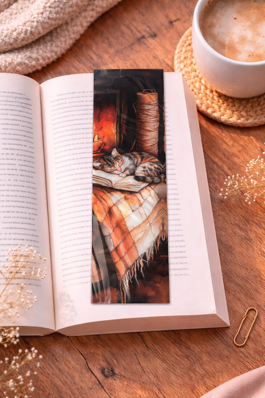 Marque-Page - Chat lecture 🐱