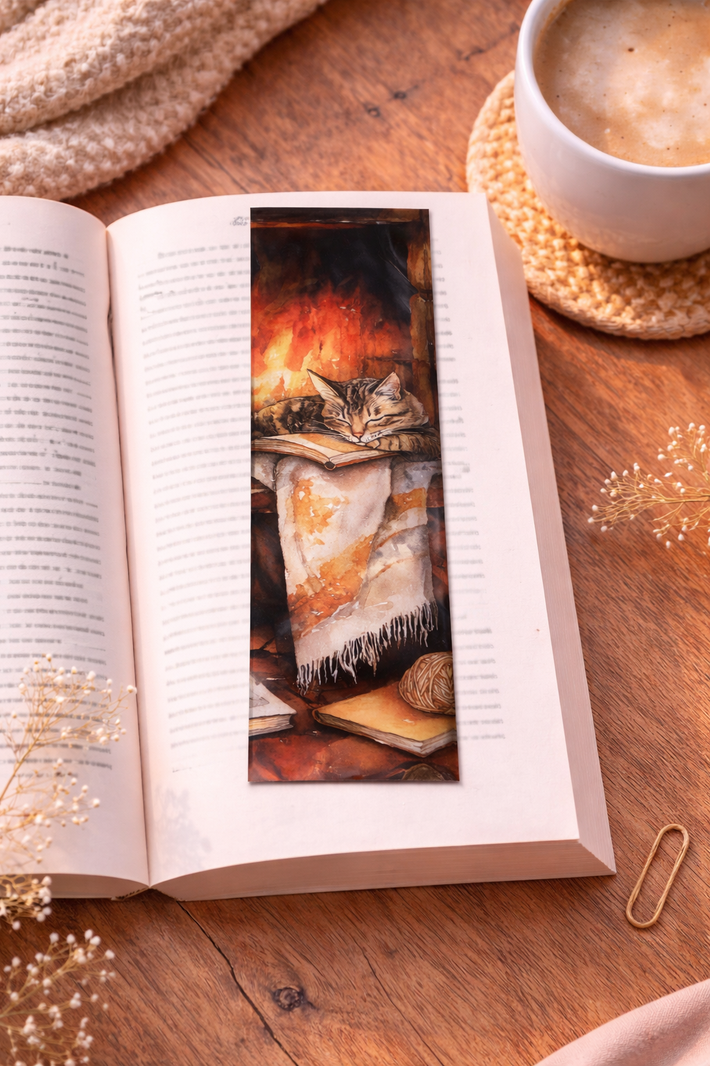 Marque-Page - Chat lecture 🐱