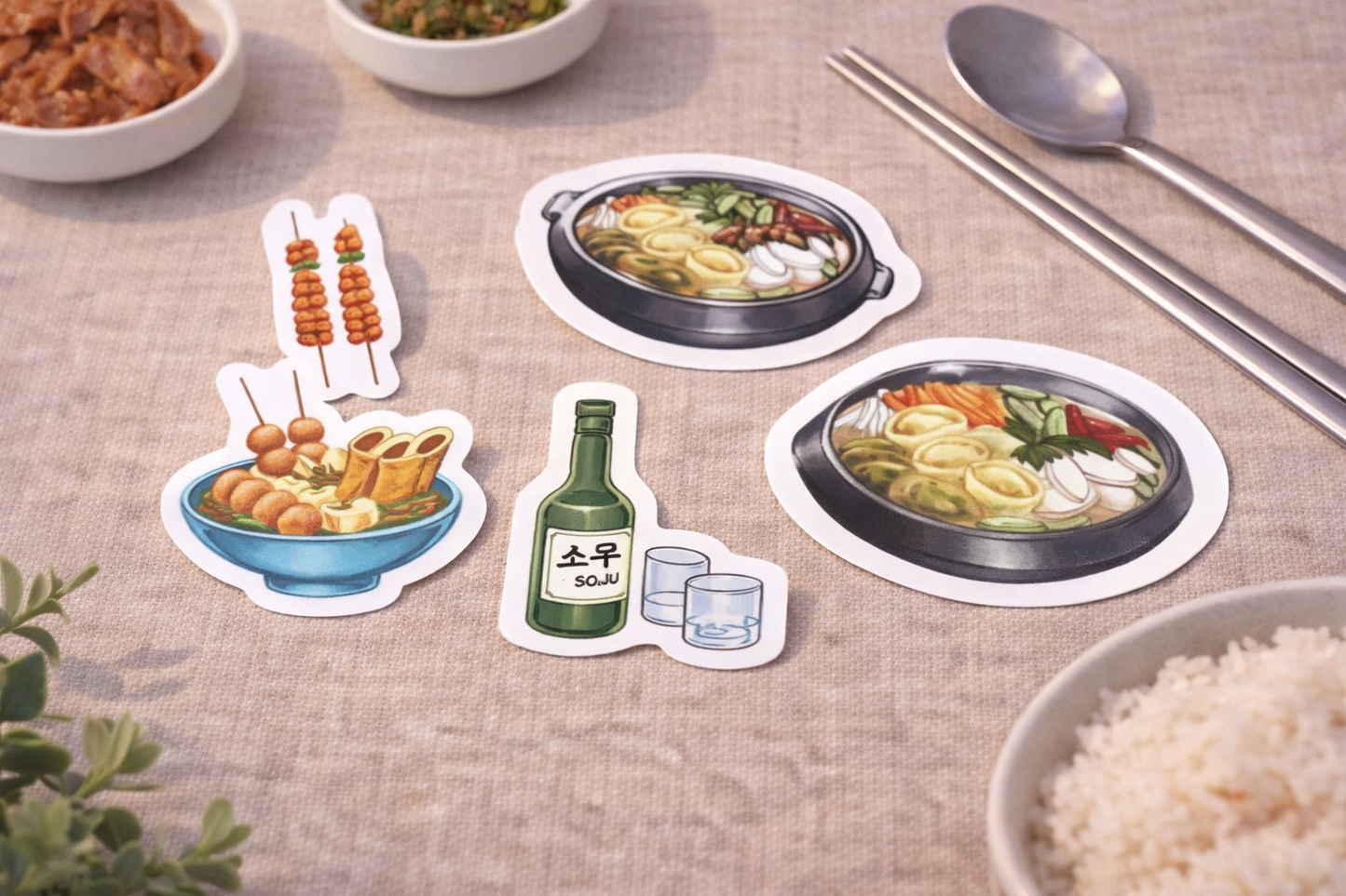 Stickers -  Cuisine Coréenne 🍲