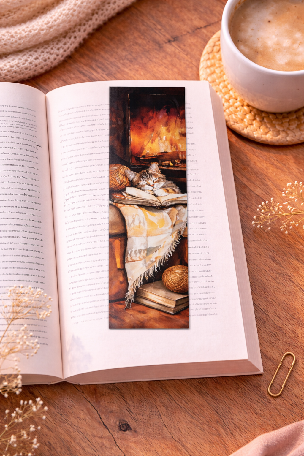Marque-Page - Chat lecture 🐱