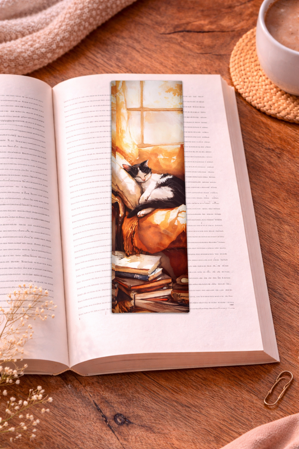 Marque-Page - Chat lecture 🐱