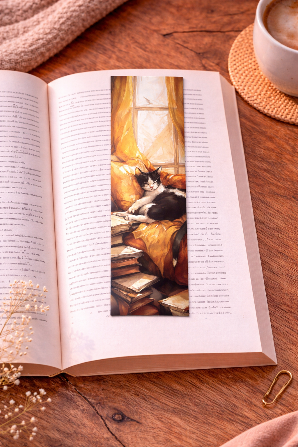 Marque-Page - Chat lecture 🐱