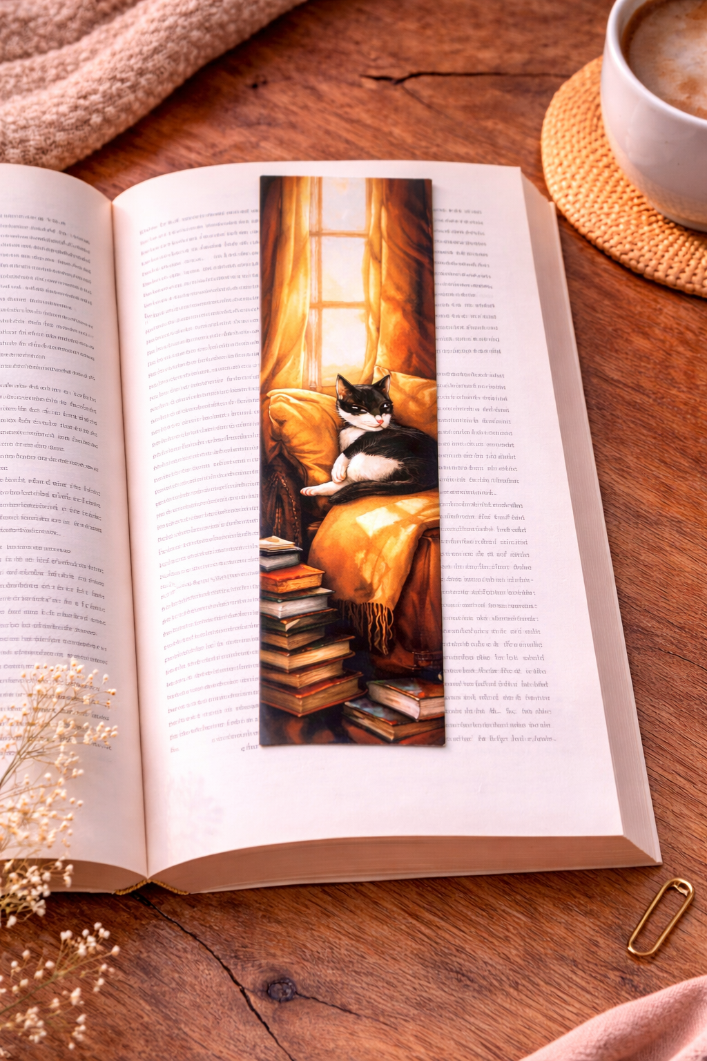 Marque-Page - Chat lecture 🐱
