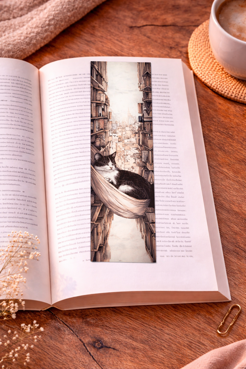 Marque-Page - Chat lecture 🐱