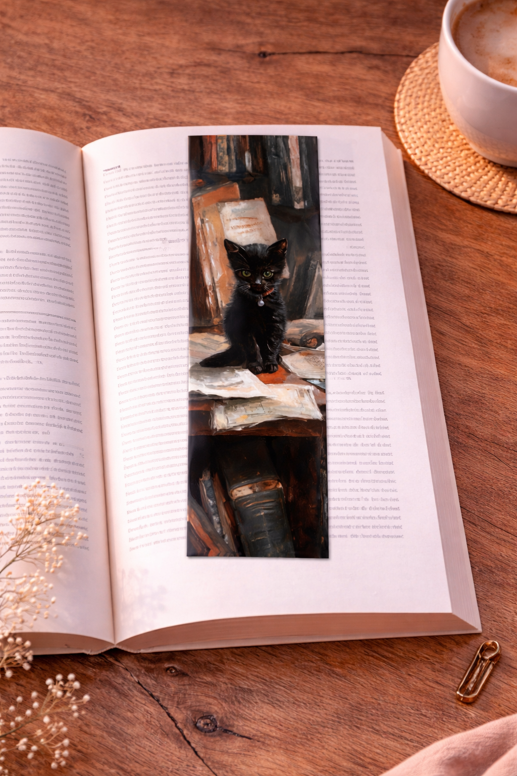 Marque-Page - Chat lecture 🐱