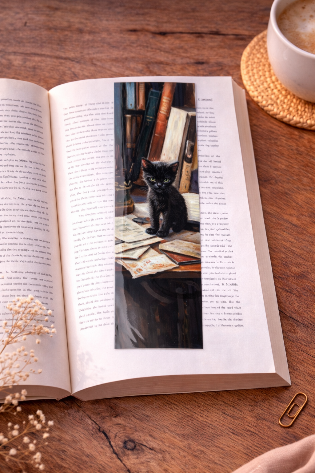 Marque-Page - Chat lecture 🐱