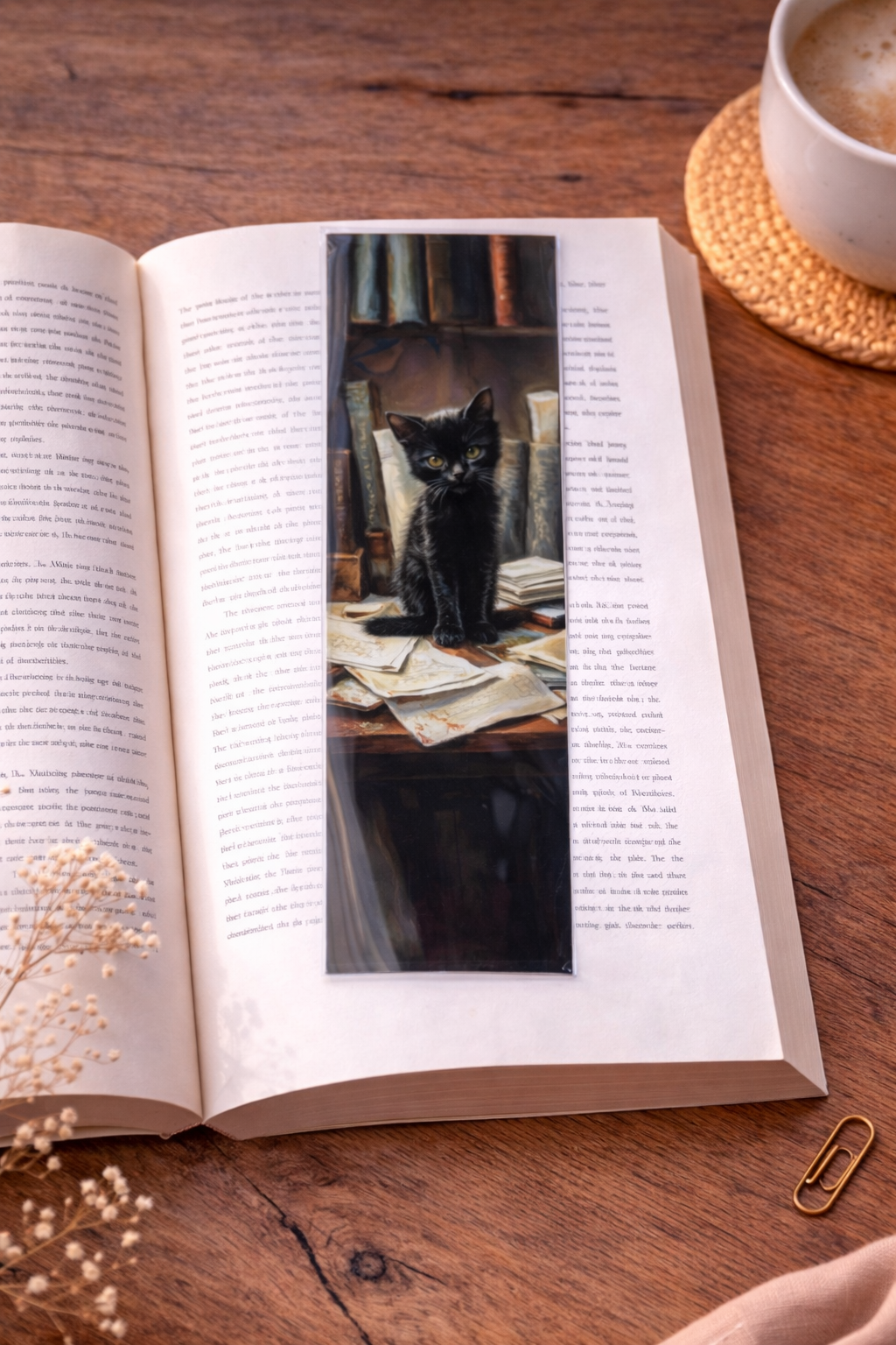 Marque-Page - Chat lecture 🐱