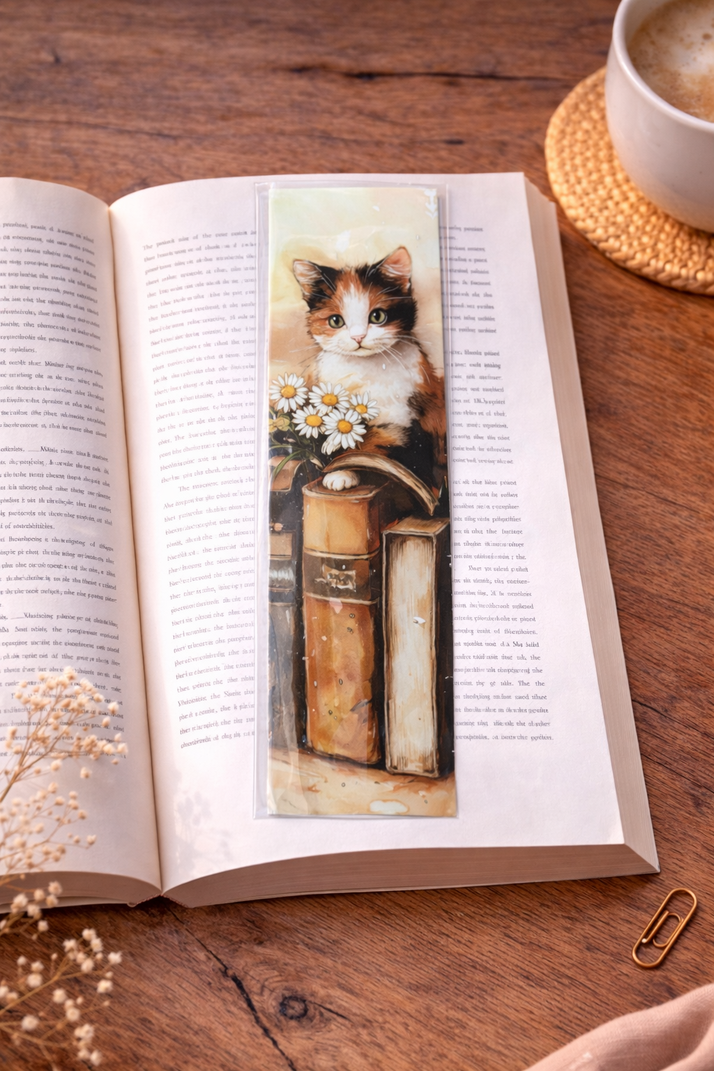 Marque-Page - Chat lecture 🐱