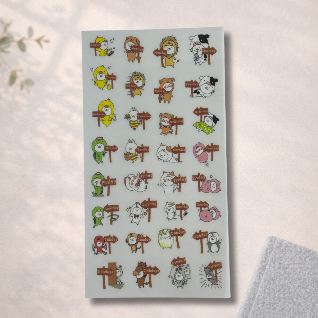 Stickers - Planche animaux 🩷