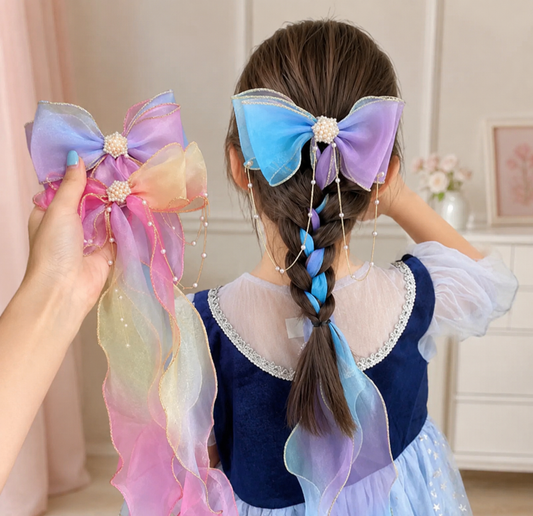 Barrette - Arc-en-Ciel en perle 🌈