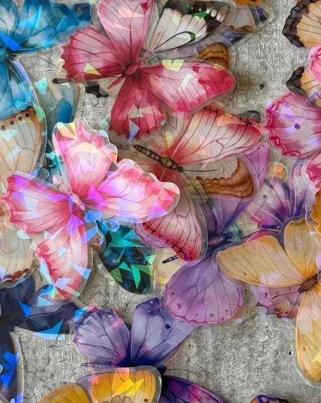 Stickers - Fleurs et papillon éternelle 🌺🦋
