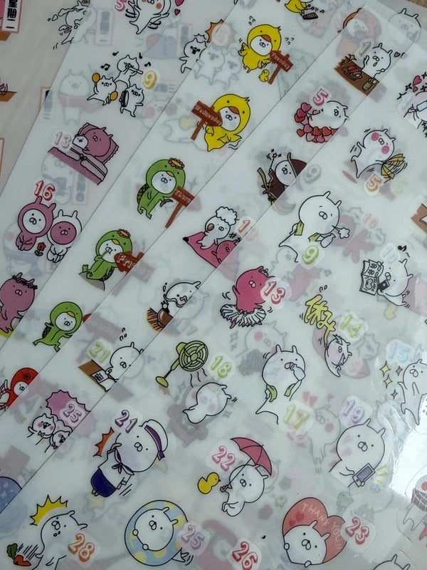 Stickers - Planche animaux 🩷